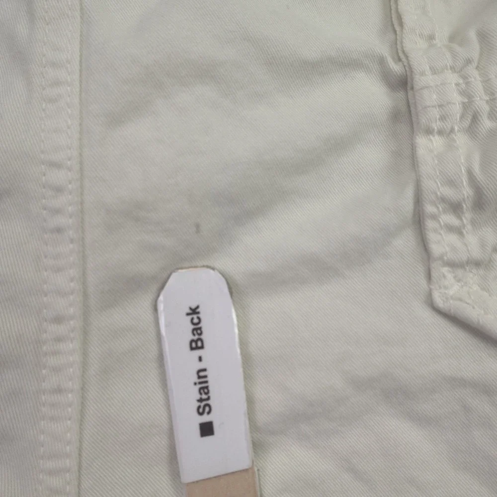 American Eagle Shorts Mens 42 Off-White Cargo Longer Length Cotton Utility